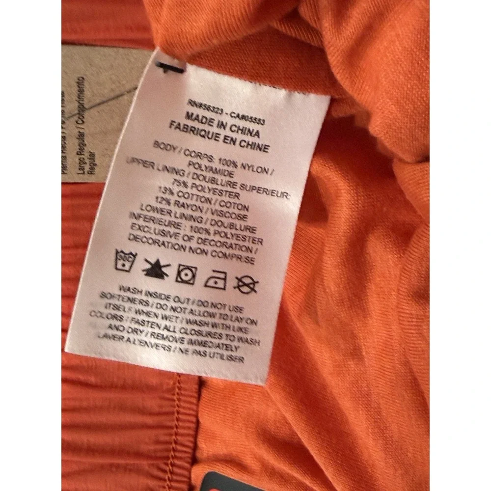 Nike Tech Woven Cargo Pants Orange UPF40 FZ0756-846 Mens Large NWT